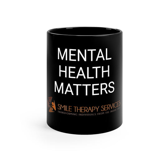 Mental Health  Matters 11oz Black Mug
